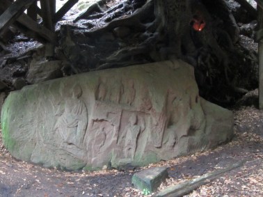 Carving at a Roman Spring